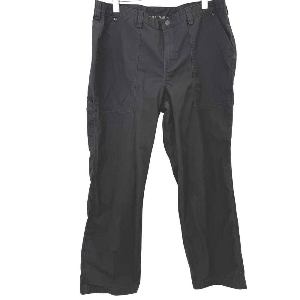 Duluth Trading‎ Co Work Carpenter Pants Women 18 Dark Gray Gorpcore Work Utility